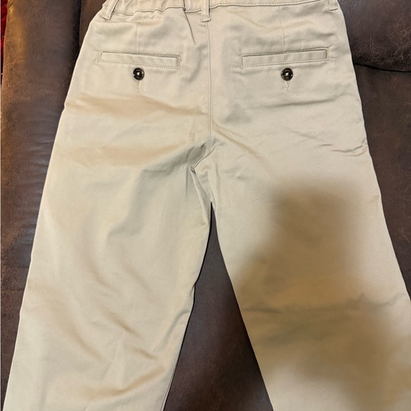 Kids Tan Casual Pants - Picture 4 of 4